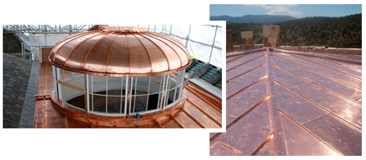 cubiertas tejados cobre